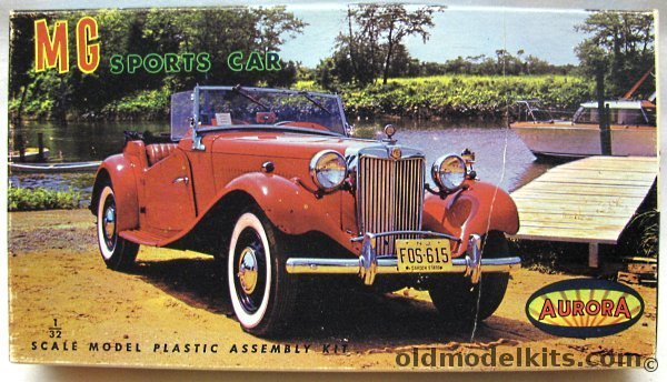 Aurora 1/32 MG Sports Car, 511-70 plastic model kit